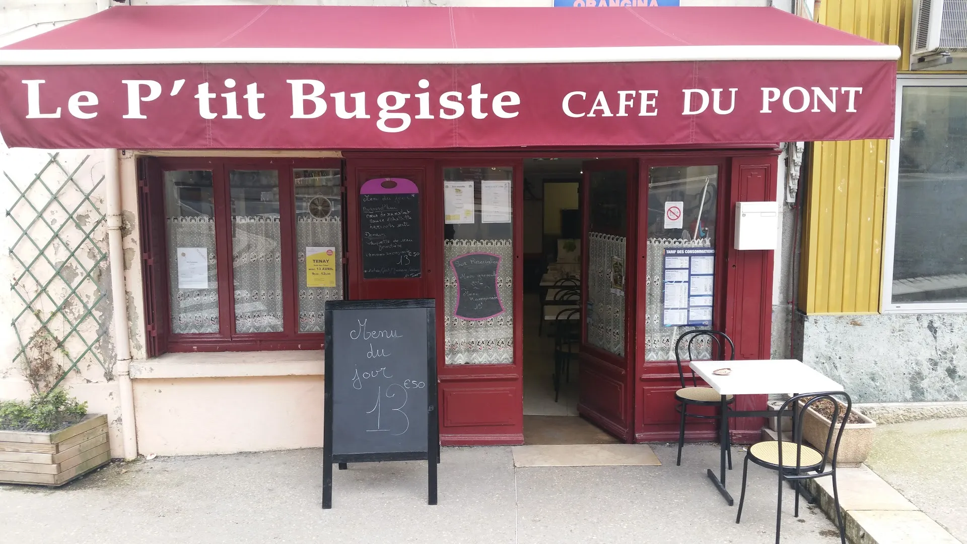 LE P'tit Bugiste café du Pont