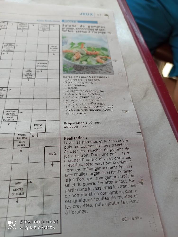 LE P'tit Bugiste café du Pont - Menu Image 1